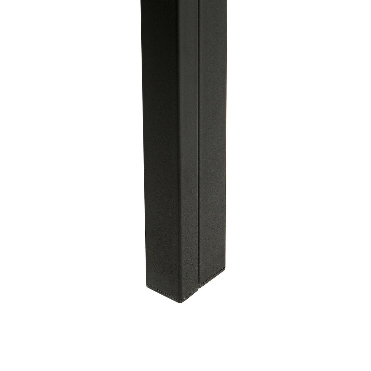 BLAGOVAONSKI STOL 150/90/75 cm crni, tamnosmeđi pravokutni Laredo - crna, drvni materijal (150/90/75cm) - Beliani