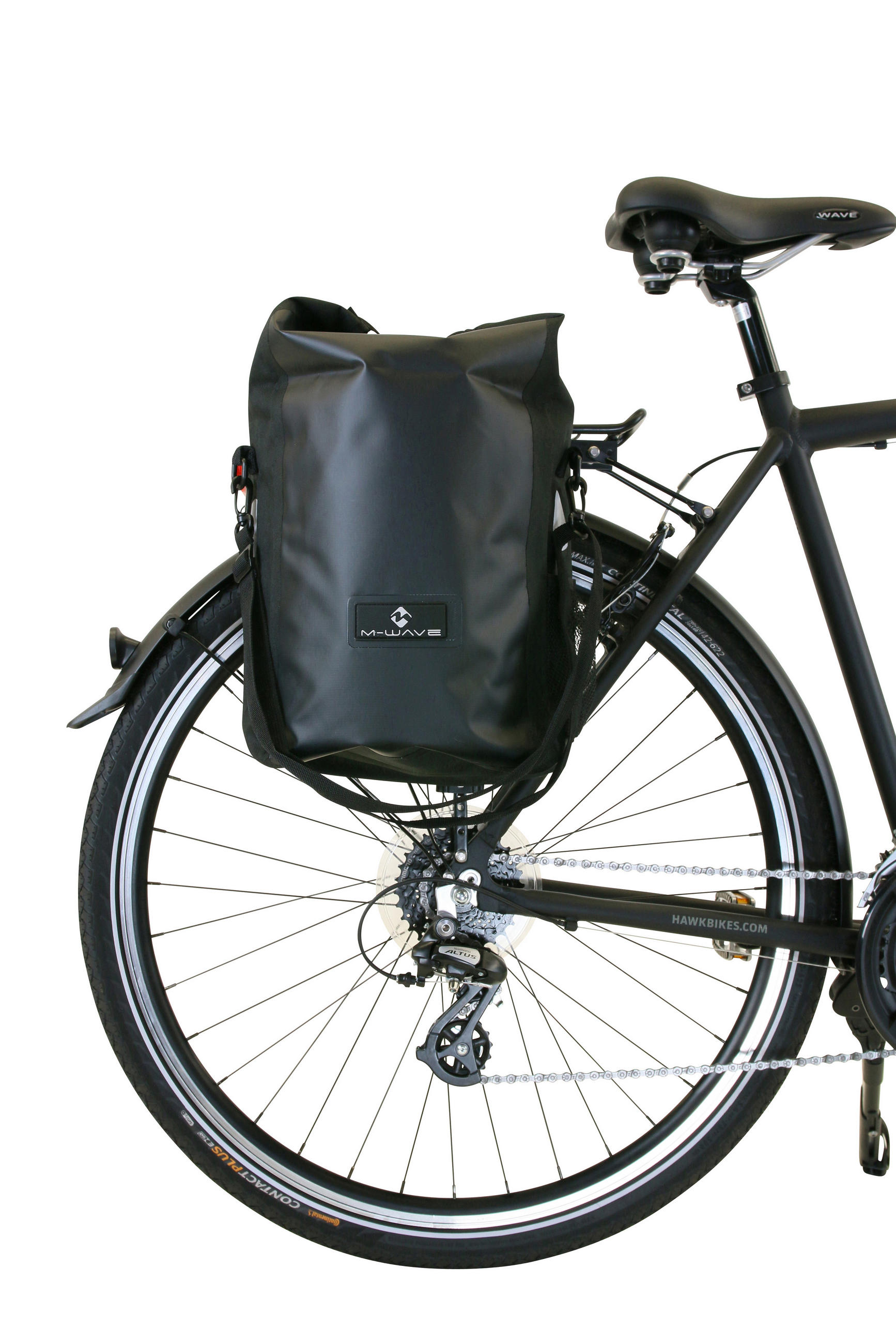 TREKKING Gent Premium Plus Black 3x8 Gang 28 Zoll Gr: 52cm & 57cm - Schwarz, Metall (57cm) - Hawk Bikes