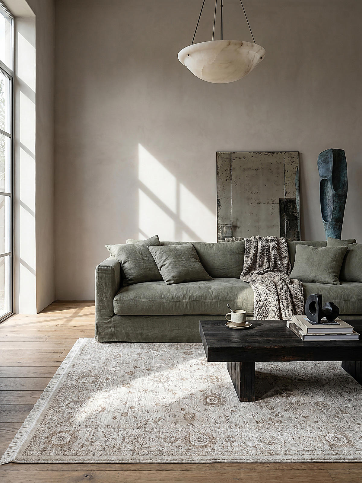 KURZFLORTEPPICH Orientalisch SCRIVIA Polypropylen Beige 160 x 230 cm - Beige, Textil (160/230cm) - KADIMA DESIGN