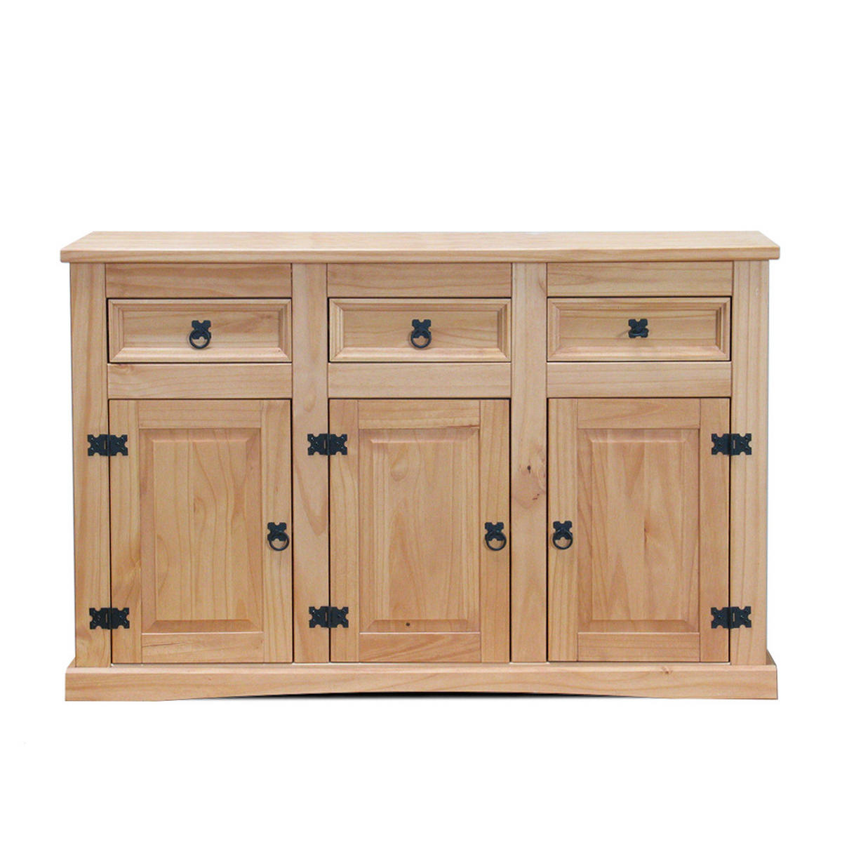SIDEBOARD natur - Braun, Holzwerkstoff (132/84/44cm) - ebuy24