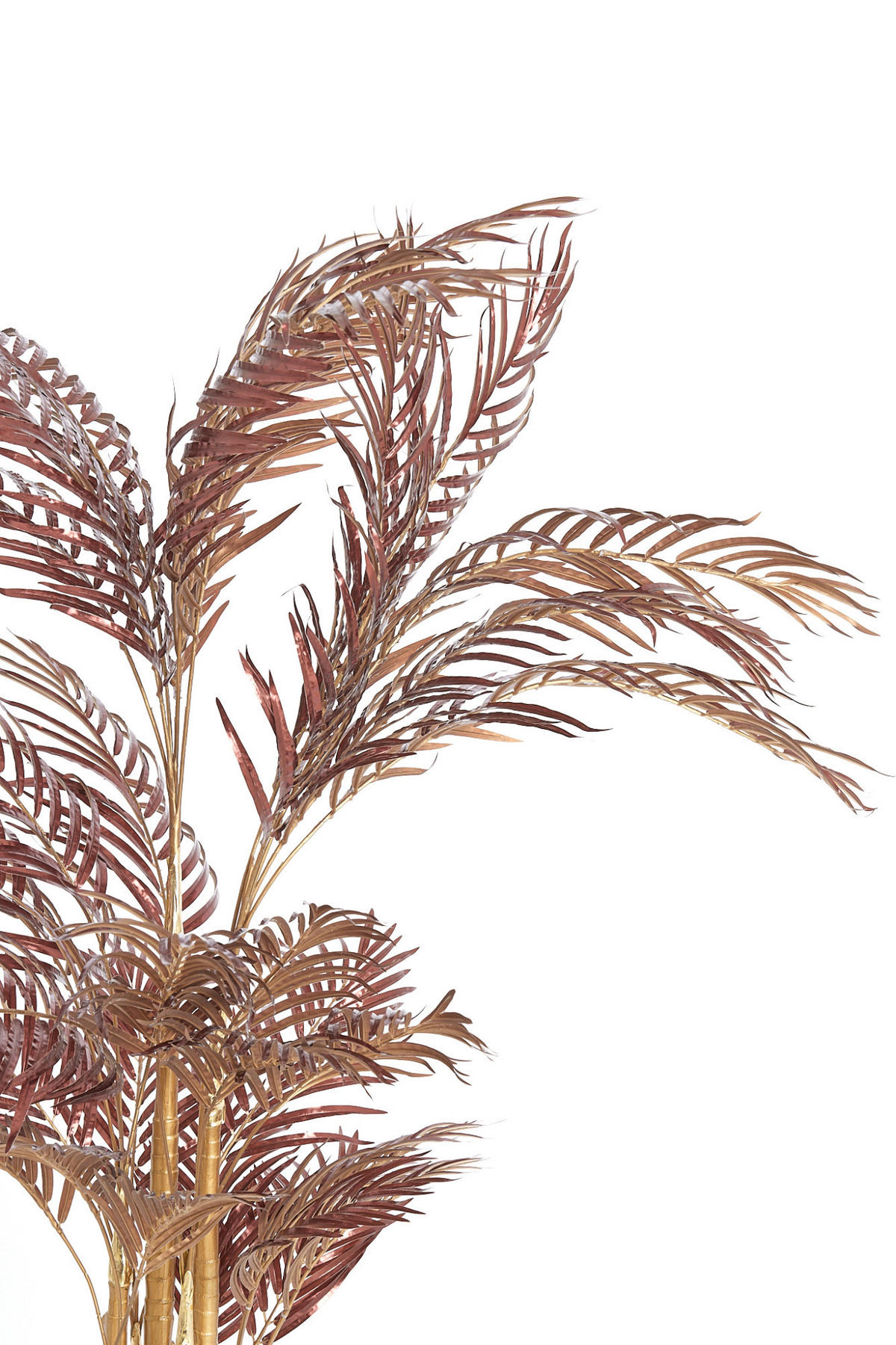 TOPF Palme Rot 145/135/135 cm - Rot, Kunststoff (135cm) - Light & Living