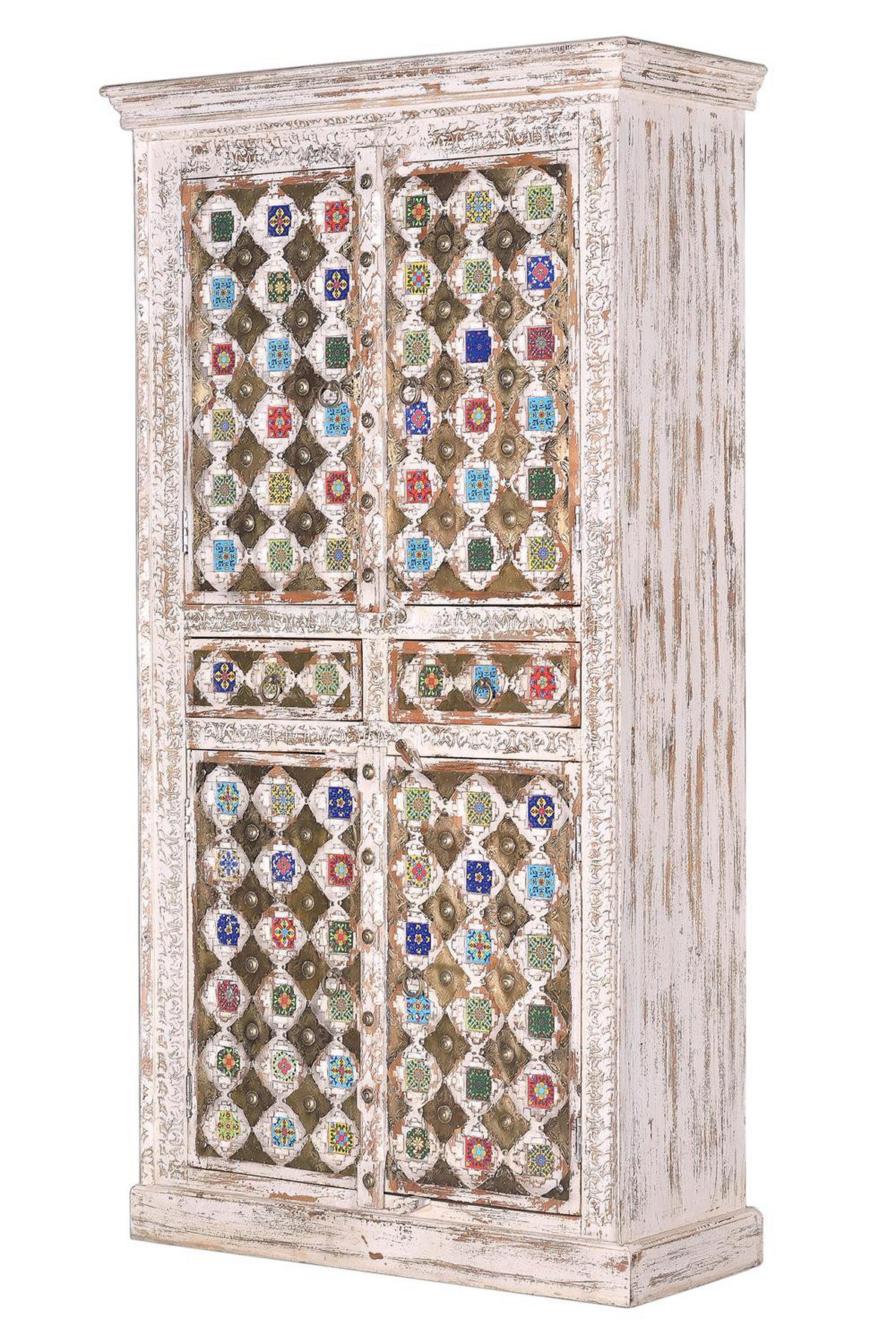 HIGHBOARD aus Mangoholz - Perlmutt, Holz (40/185/100cm) - Giner y Colomer