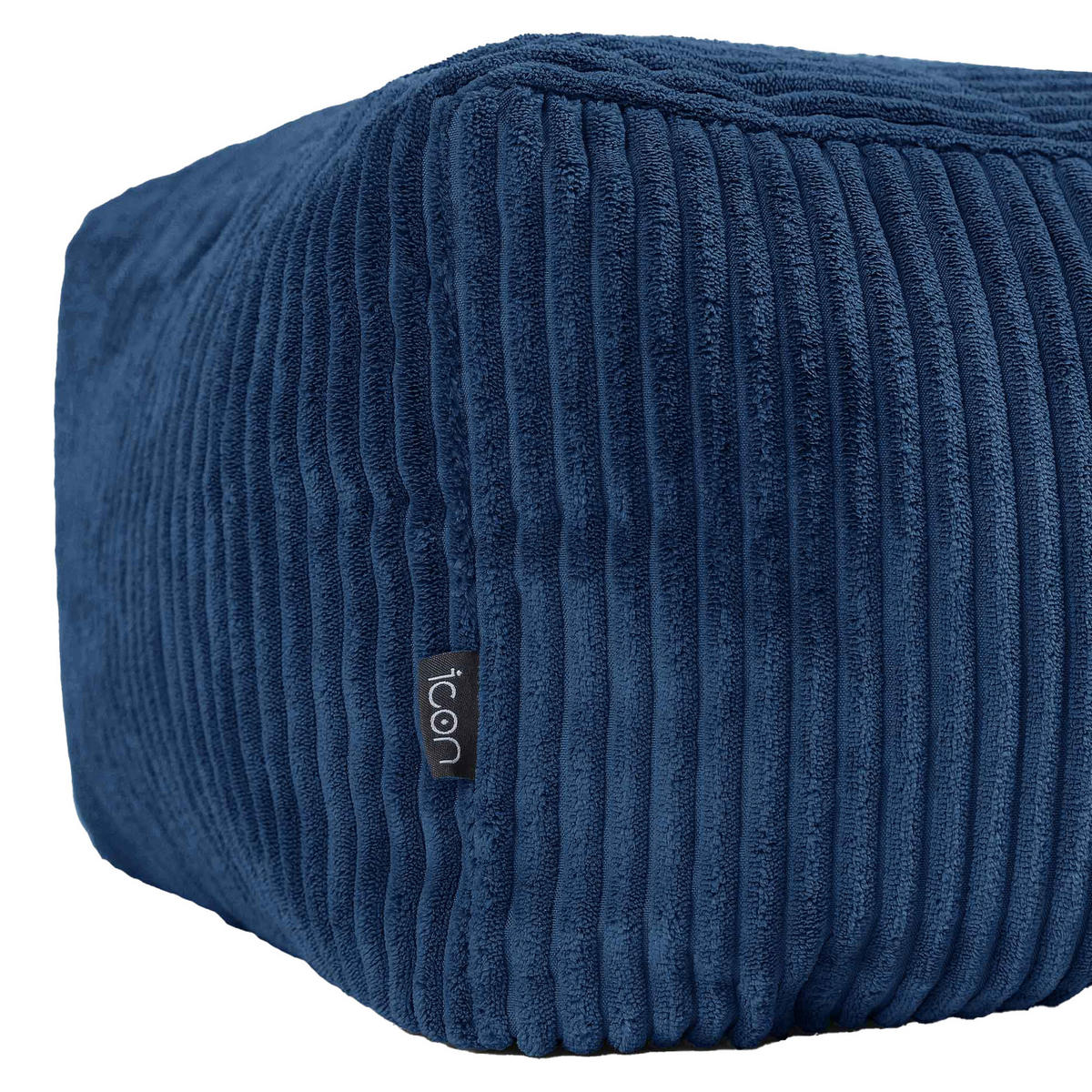 SITZPOUF Amara - Blau, Textil (42/24/42cm) - icon
