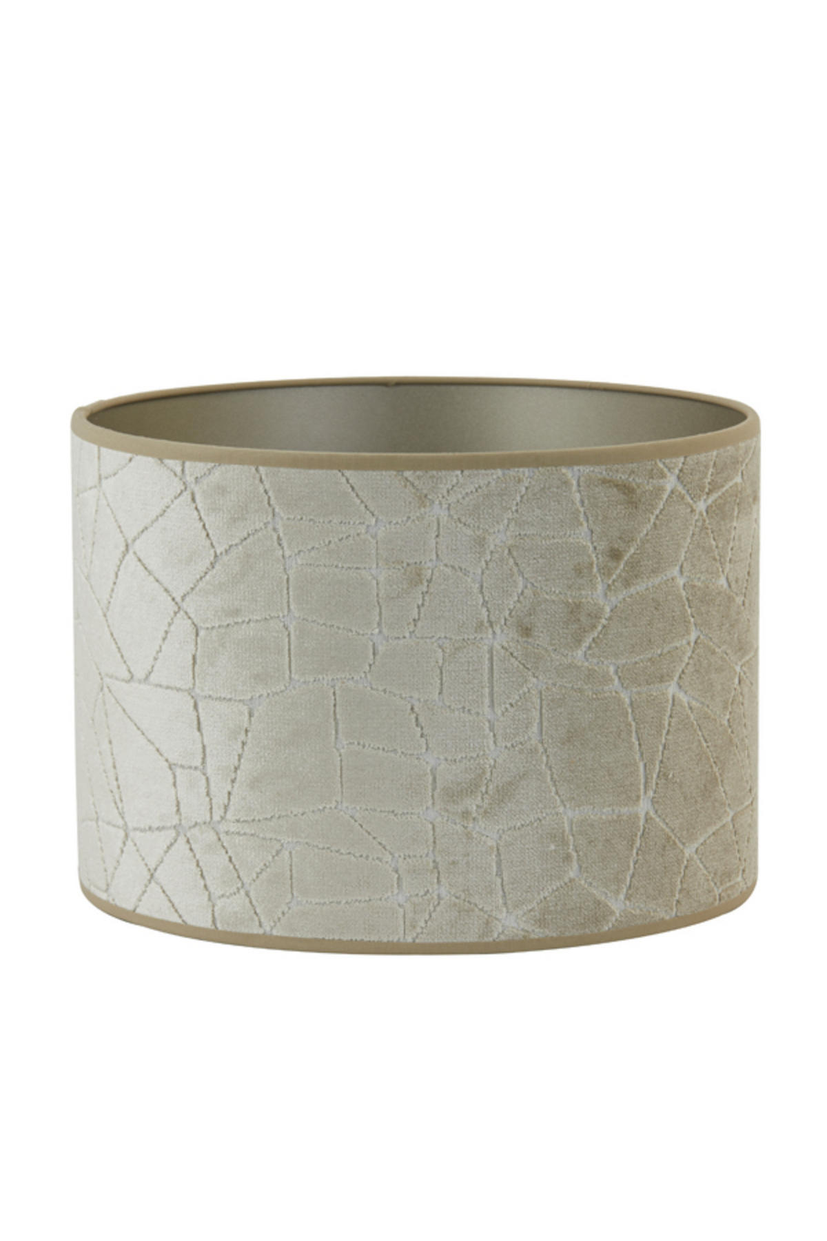 LAMPENSCHIRM Cobblestone Braun Ø30/21 cm - Braun, Textil (30/30/21cm) - Light & Living