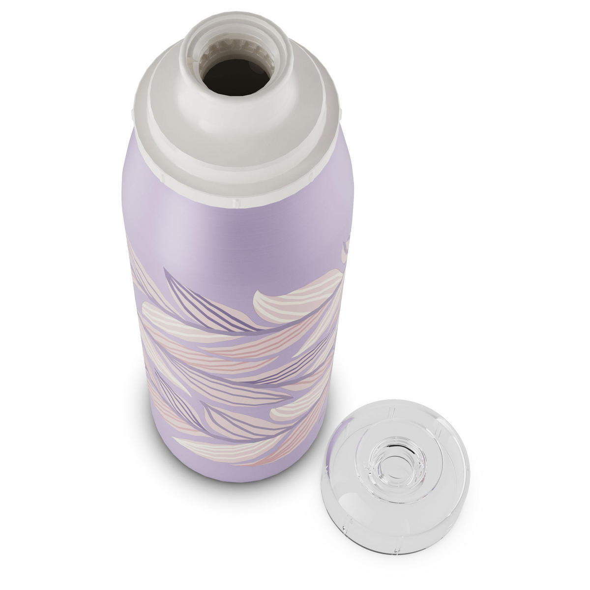 ISOLIER-TRINKFLASCHE KIDS ISO BOTTLE leaves 0.5 L - Flieder/Multicolor, Metall (0.5L) - Alfi