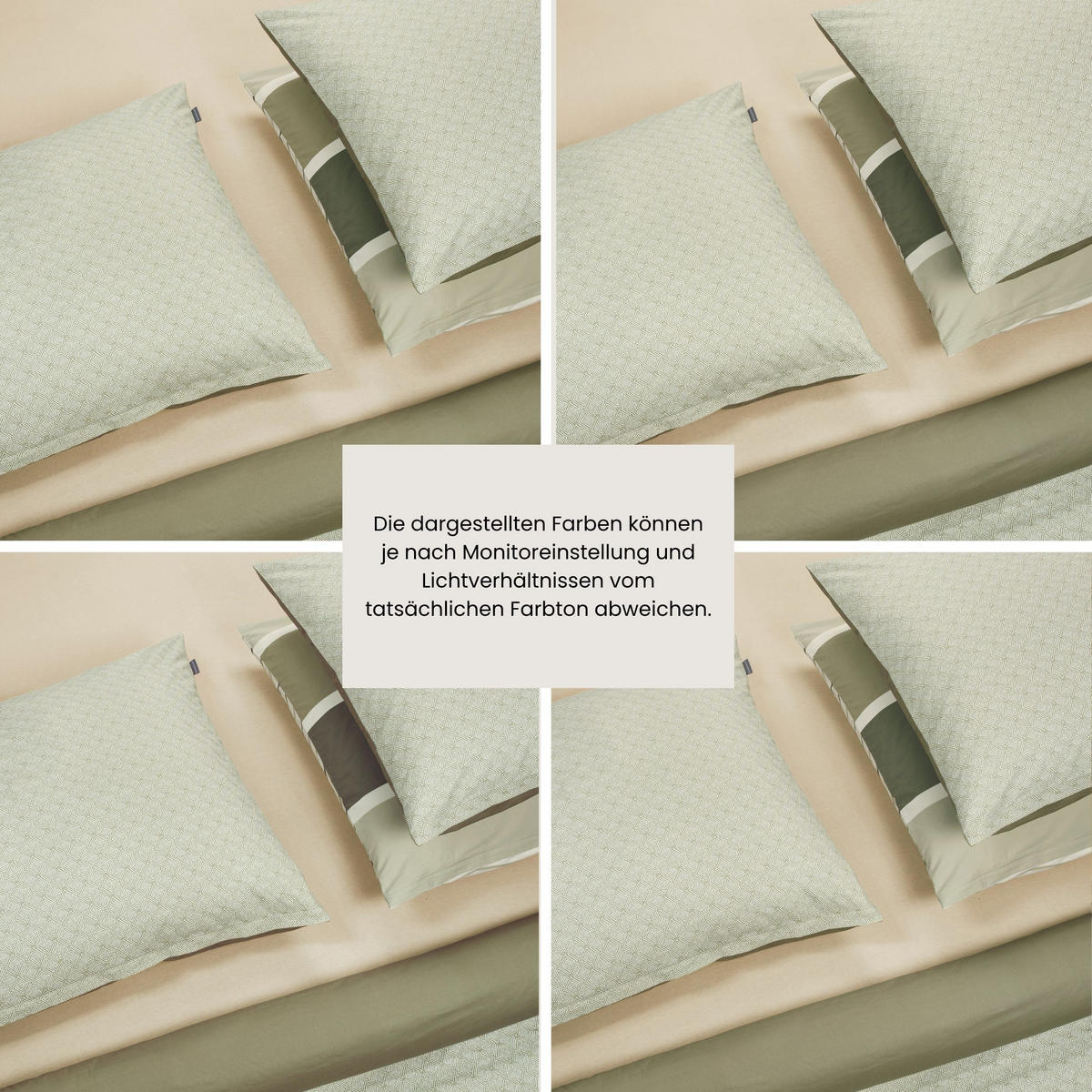 BETTWÄSCHESET Brody - Renforcé - 2-teilig - 135 x 200 cm - Grün - Grün, Textil (135/200cm) - SCHIESSER
