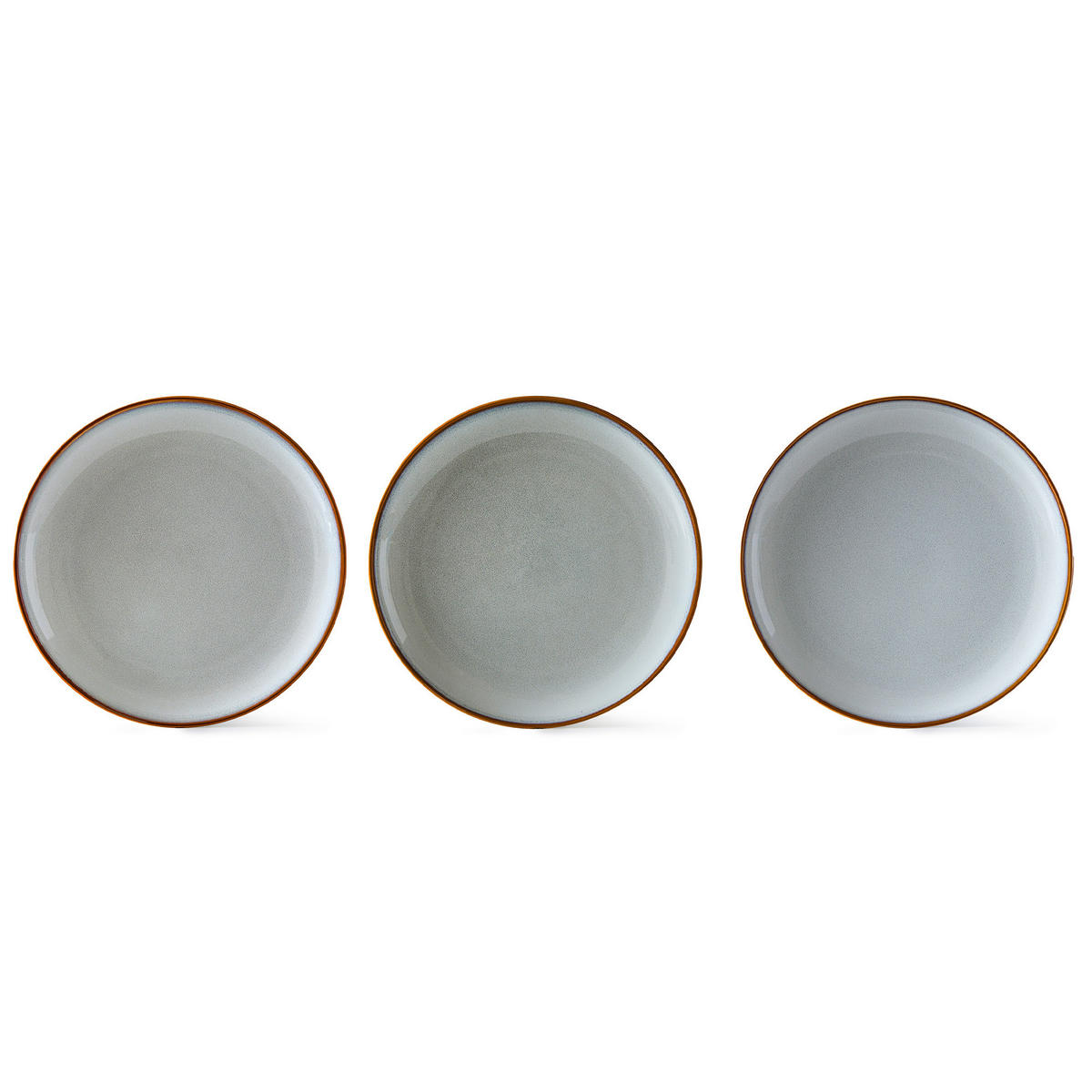 TELLER-SET Desserttellerset PORTOFINO 6-tlg - Blaugrau, Keramik (20.5cm) - Ritzenhoff Breker