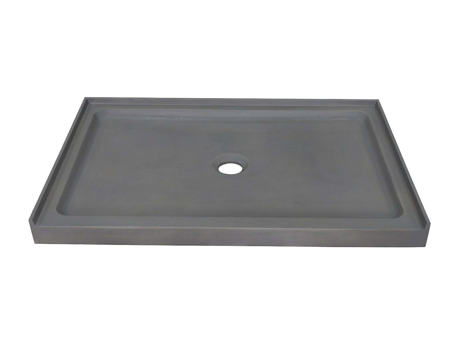 Vente-Unique Duschwanne Grau 81.5 cm