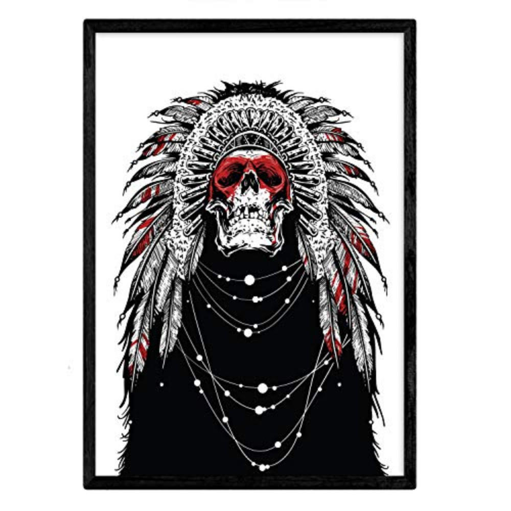Nacnic Poster Schwarz 29.7x5x42 cm
