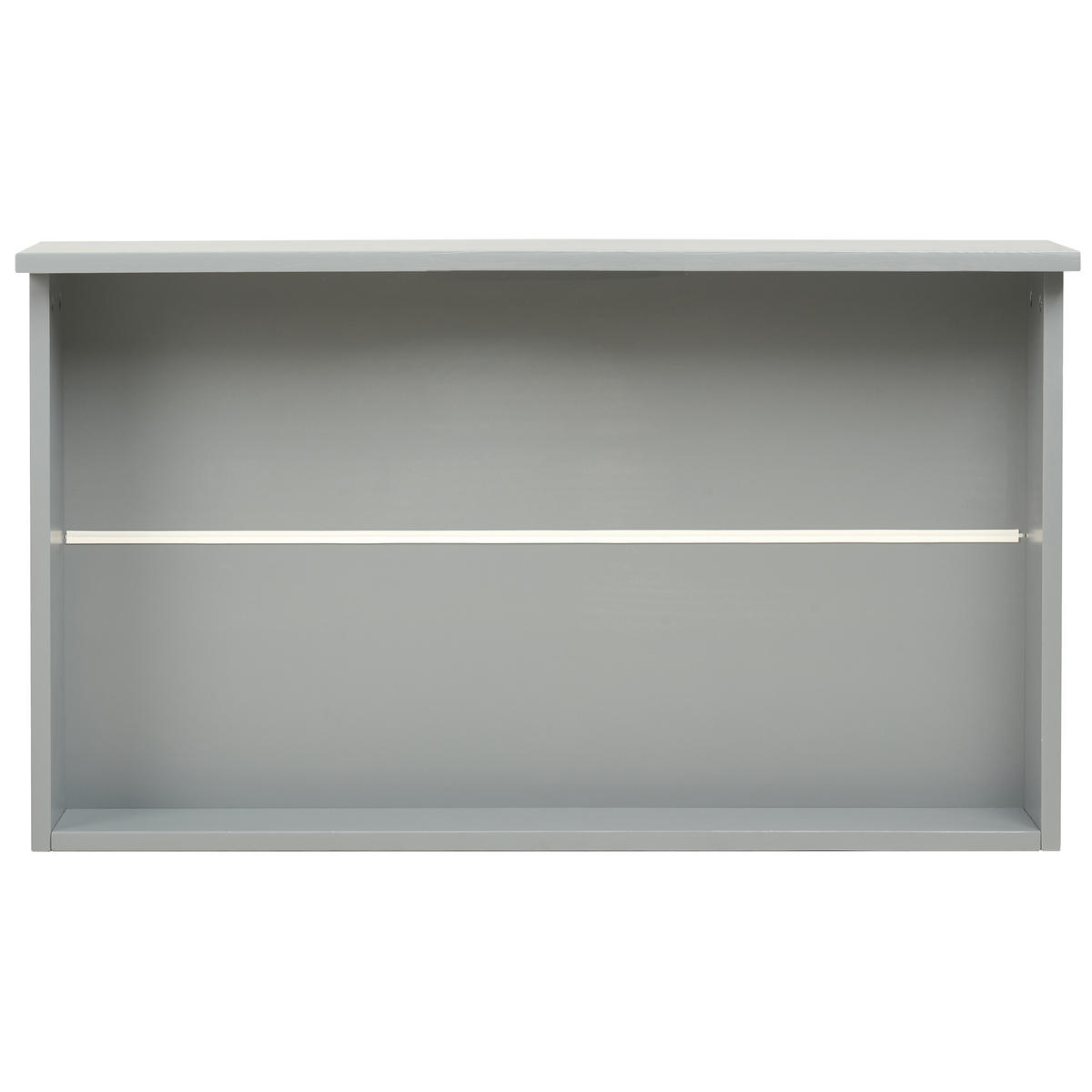 BETTSCHUBLADE 2er set Grau Rumilly - Grau, Holz - Beliani