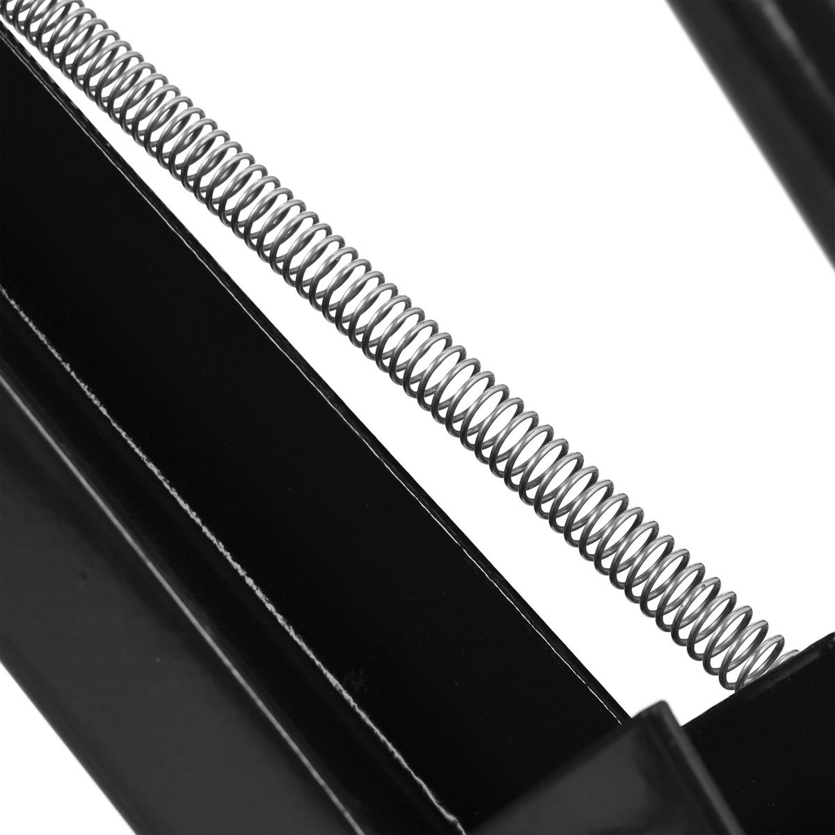 HEBEVORRICHTUNG Rasentraktor - Schwarz, Metall (160/130/60cm) - Relaxdays