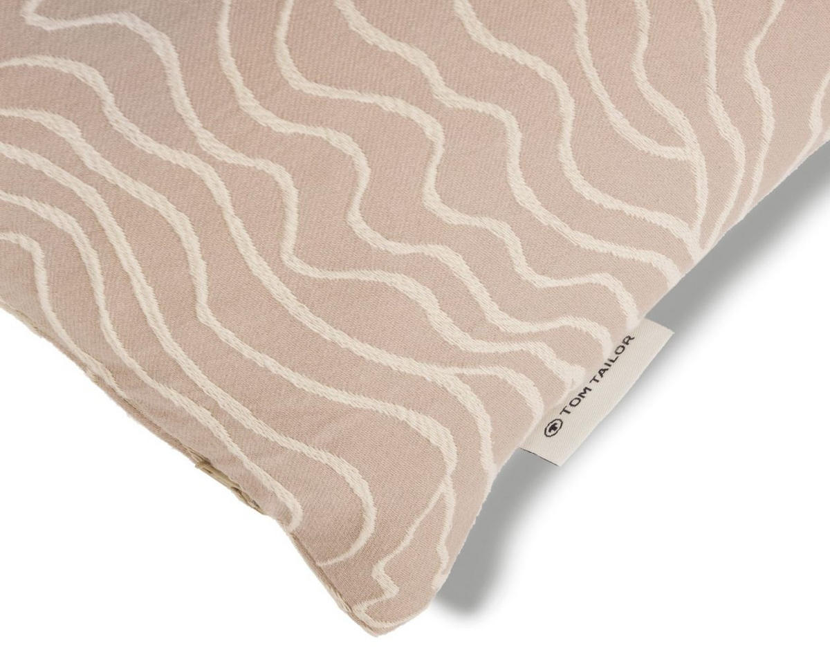 ZIERKISSENHÜLLE Marbel rose 45x45cm - Rosa, Textil (45/45cm) - Tom Tailor