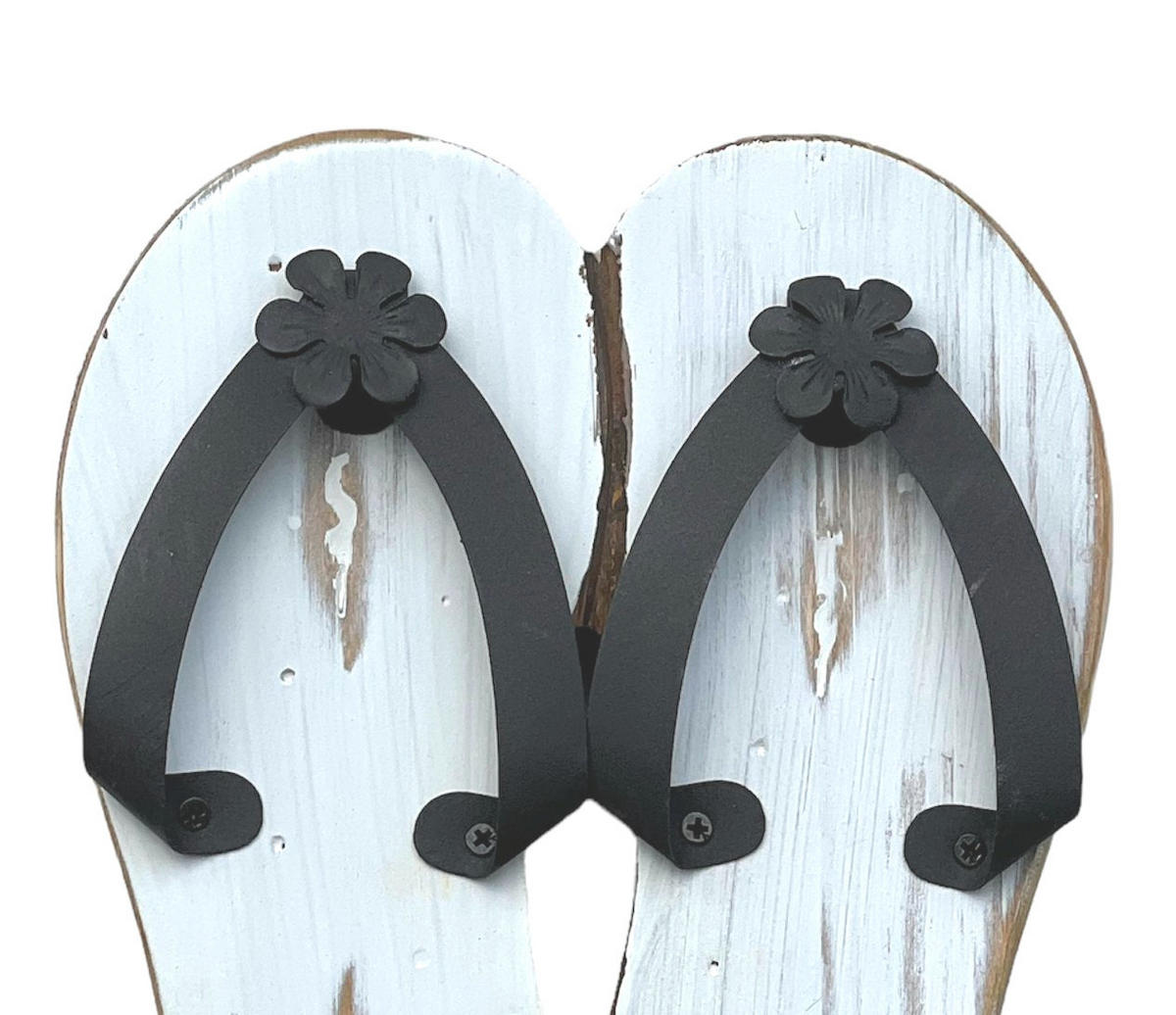 WANDGARDEROBE Sandalen Weiß MR82 - Weiß, Holz (15/26/5cm) - DanDiBo