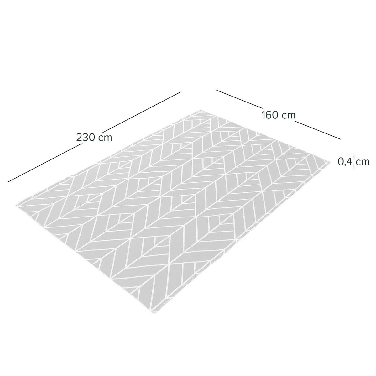 IN-/OUTDOORTEPPICH - Kunstfaser - Grau, Textil (160/230cm) - home24