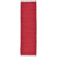FLECKERLTEPPICH Chindi 70x250 cm - Rot, Textil (70/250cm) - Rug and Roll