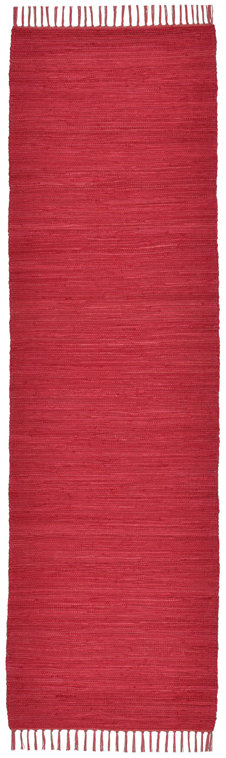FLECKERLTEPPICH Chindi 70x250 cm - Rot, Textil (70/250cm) - Rug and Roll