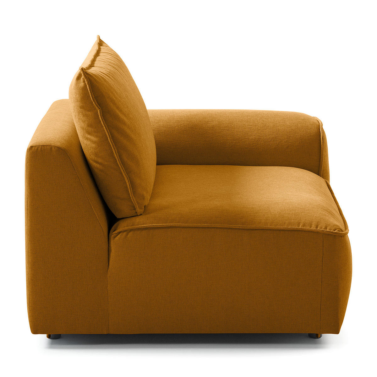 MODULSESSEL - Orange, Holz/Textil (104/82/99cm) - home24