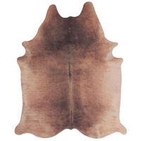 KUNSTFASER TEPPICH RINDERFELL - Beige, Textil (77/100cm) - Pergamon