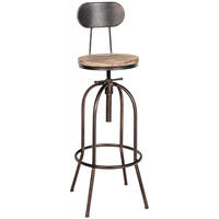 BARHOCKER Metall bronze - Bronzefarben, Metall (51/108/51cm) - CLP