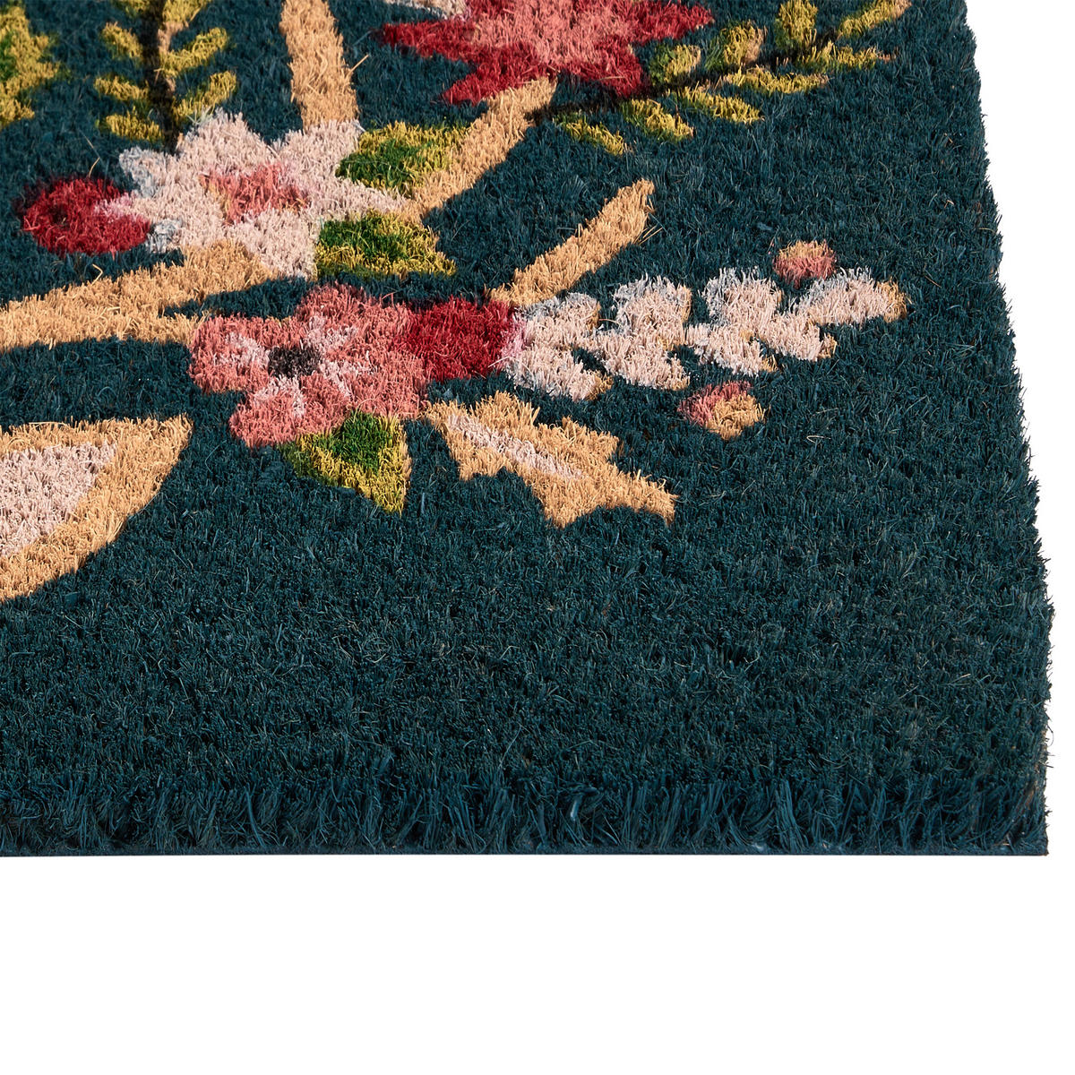 FUSSMATTE Bunt 40/60 cm Kokosfasern Sagay - Multicolor, Textil (40/60cm) - Beliani