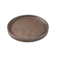 SCHALE Kasim Braun 33/33/3.5cm - Braun, Keramik (3.5cm) - PTMD Collection