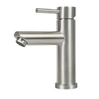 WASCHTISCHARMATUR Wellana 14.6/4.6/17.4 cm - Nickelfarben, Metall (4.6/17.4/14.6cm) - ZMH