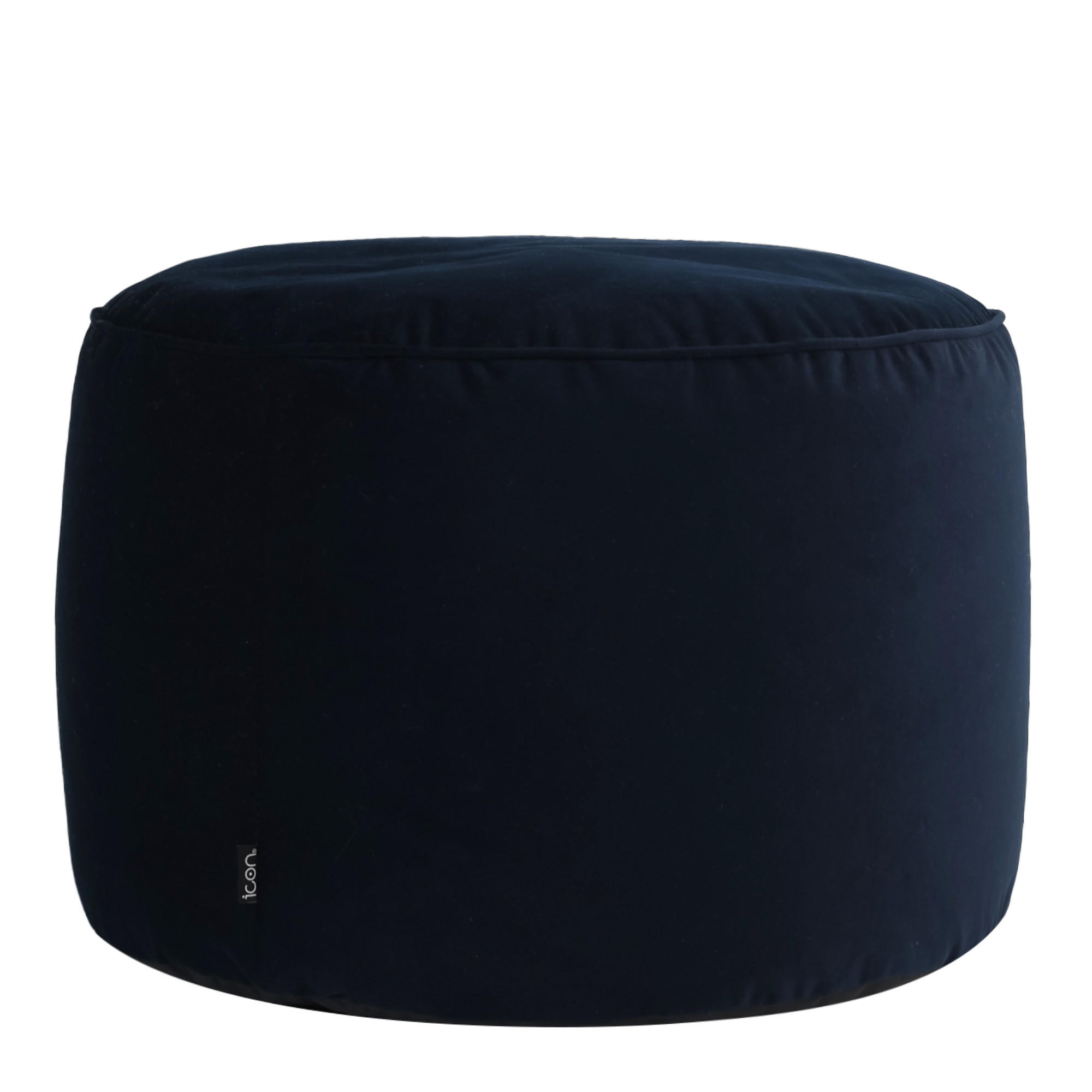 SITZPOUF Rund Milano - Dunkelblau, Kunststoff (55/35/35cm) - icon