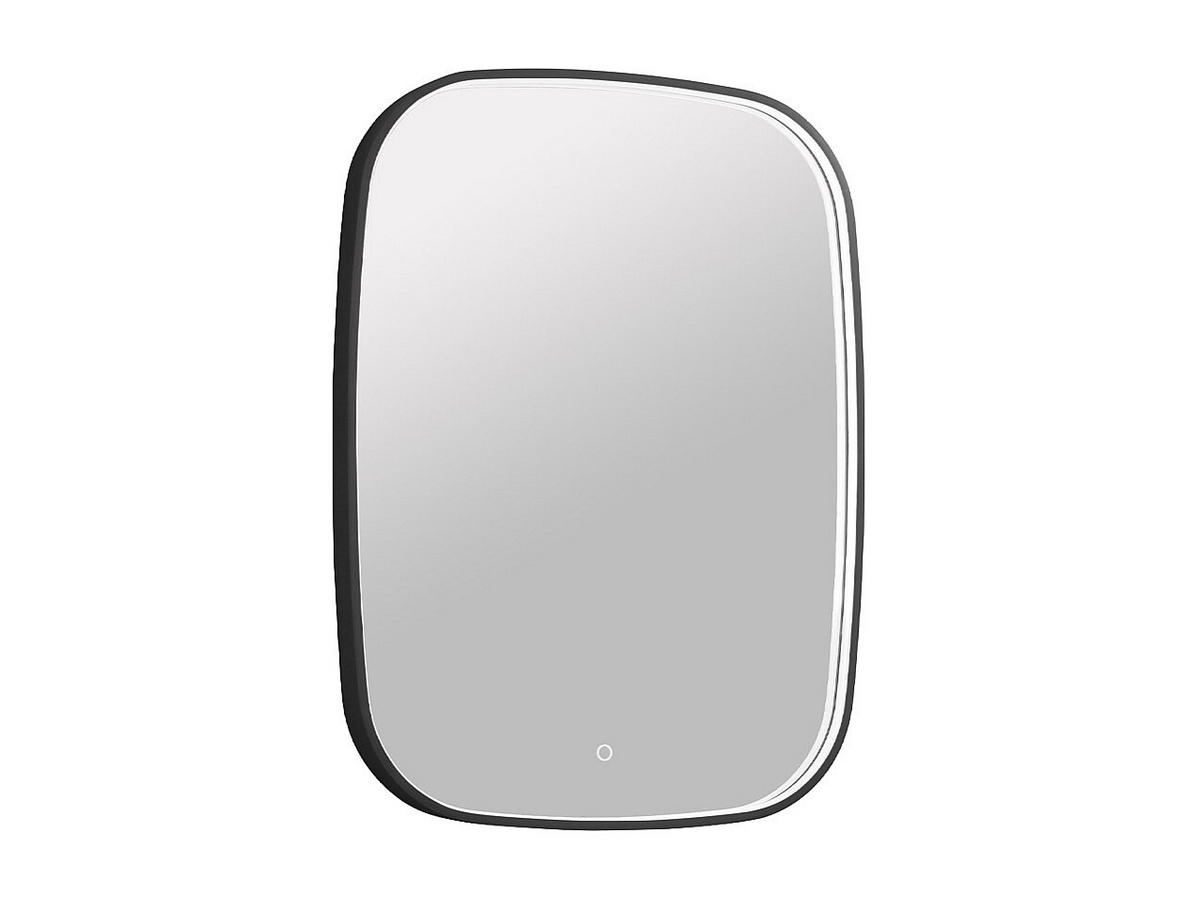 BADSPIEGEL - 60 cmcm x 5 cmcm - Glas - Schwarz - RISOLINA - Schwarz, Glas (60/80/5cm) - Vente-Unique