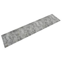 KÜCHENTEPPICH Waschbar Beton 60/300 Cm Samt - Grau, Kunststoff (60/300cm) - vidaXL