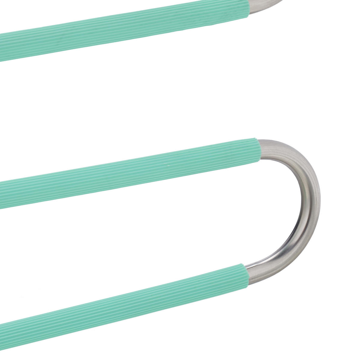 4XVEČNAMENSKI hlačni obešalnik - večbarvno, kovina/umetna masa (32.5/38/1cm) - Relaxdays