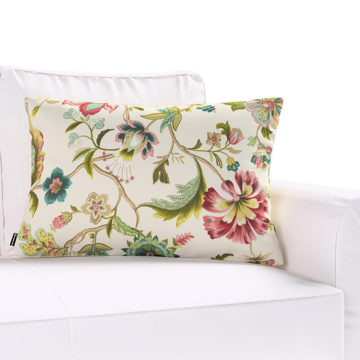 KISSENHÜLLE Londres bunt, 60x40cm - Multicolor, Textil (60/40cm) - Dekoria