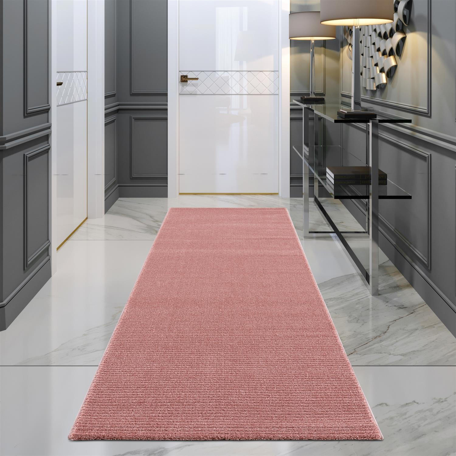 KURZFLOR-TEPPICH Fancy 900 Rosé 80x150 cm - Rot/Rosa, Textil (80/150cm) - carpet city