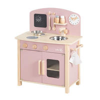 SPIELKÜCHE - Mauve, Holzwerkstoff (30/51.5/63cm) - Roba