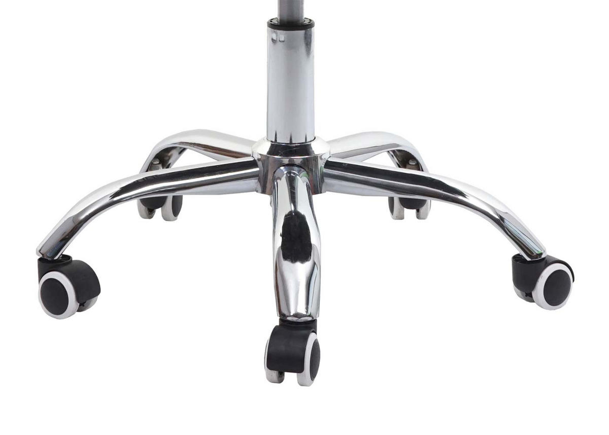 DREHSTUHL HxBxT 97x60x57cm Sitzhöhe 44cm ergonomische Rückenlehne Netzbezug Stoff/Textil Grau - Grau, Kunststoff (60/97/57cm) - PROREGAL