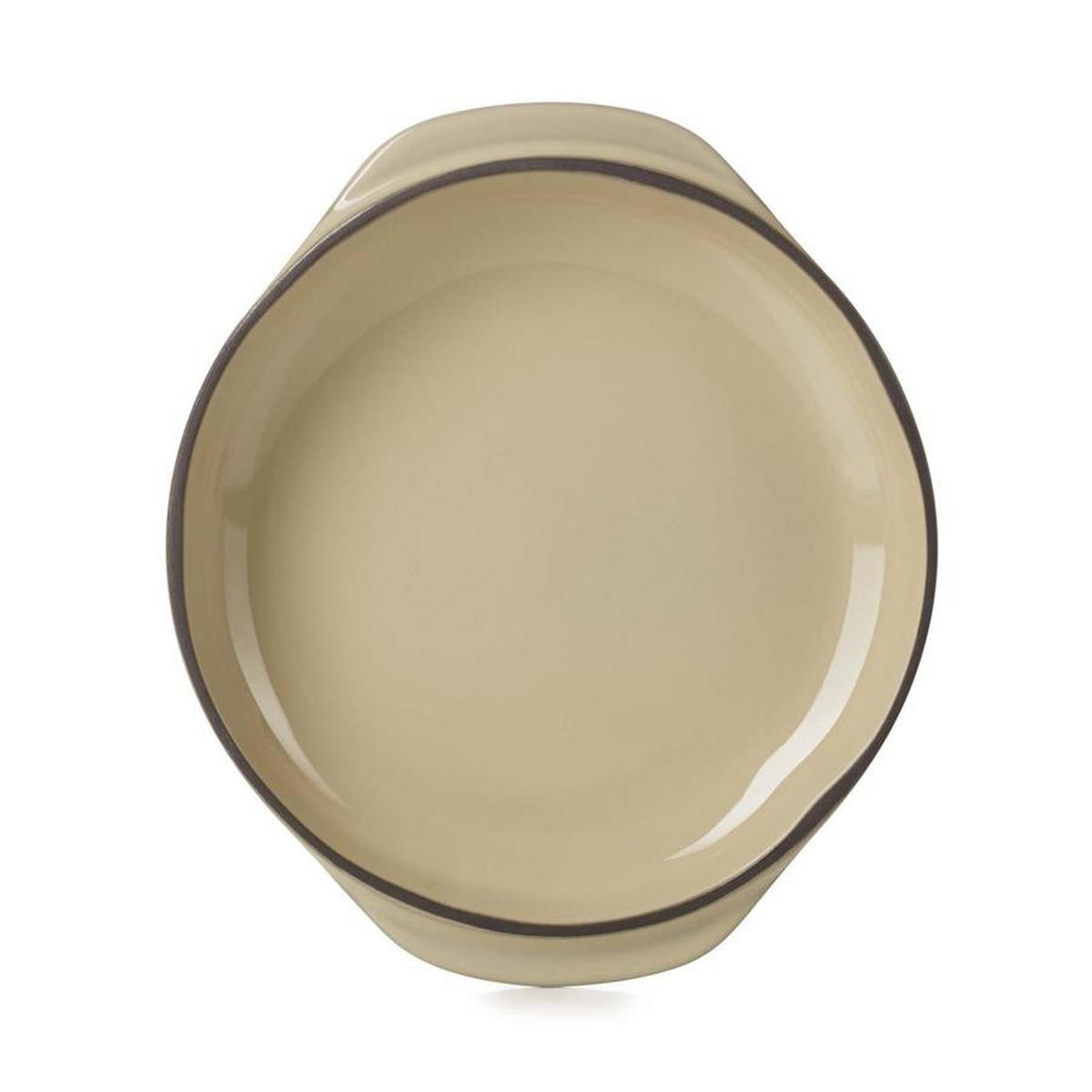 SCHÄLCHEN / COUPTELLER CARACTERE mit Griffen 14 cm Muskatnuss - Multicolor, Keramik (14cm) - Revol Porcelaine France
