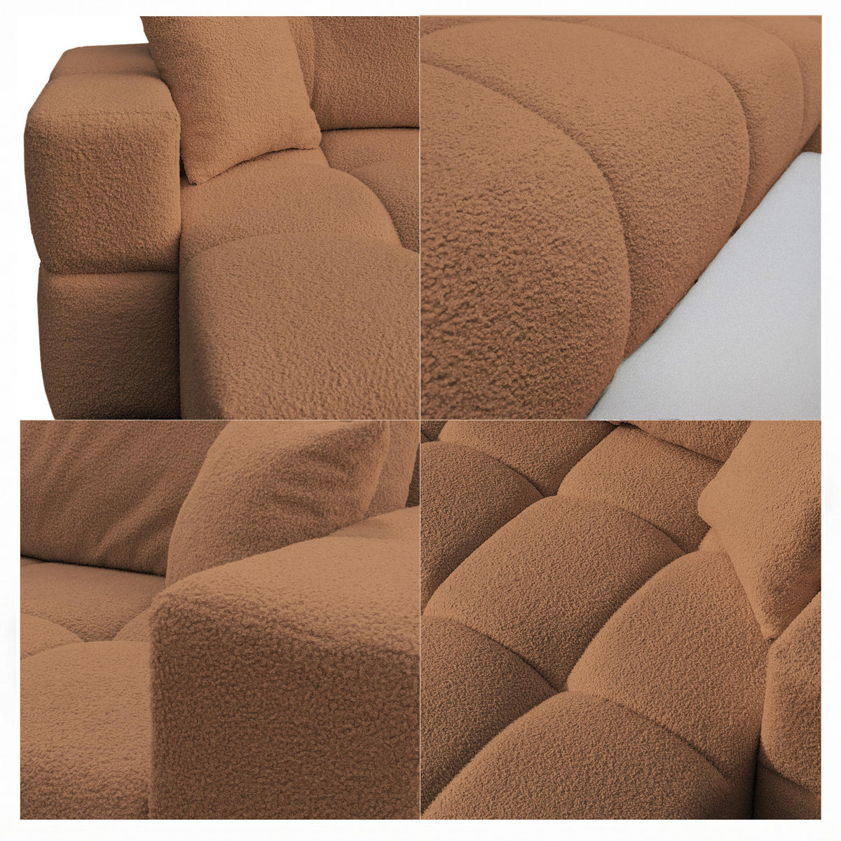 ECKSOFA BUENO mit Schlaffunktion und Bettkasten Orange - Orange, Kunststoff/Textil (250/148cm) - Idohome