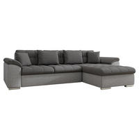 ECKSOFA Diana Lux, Seite: Rechts - Greige, Holz/Textil (280/160cm) - MIRJAN24