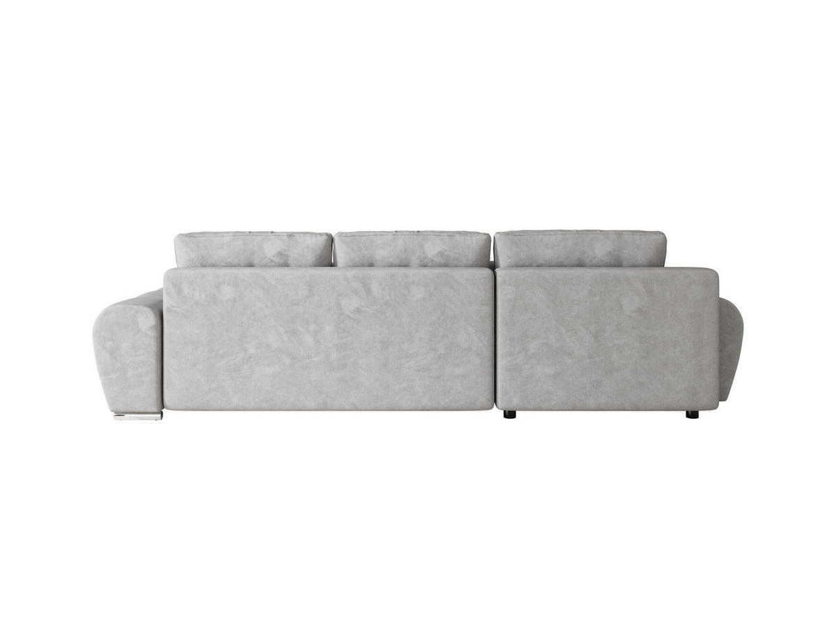 ECKSOFA BEGA L Links TENDER WAY 80 mit Schlaffunktion - Hellgrau, Textil (289/185cm) - Bedante