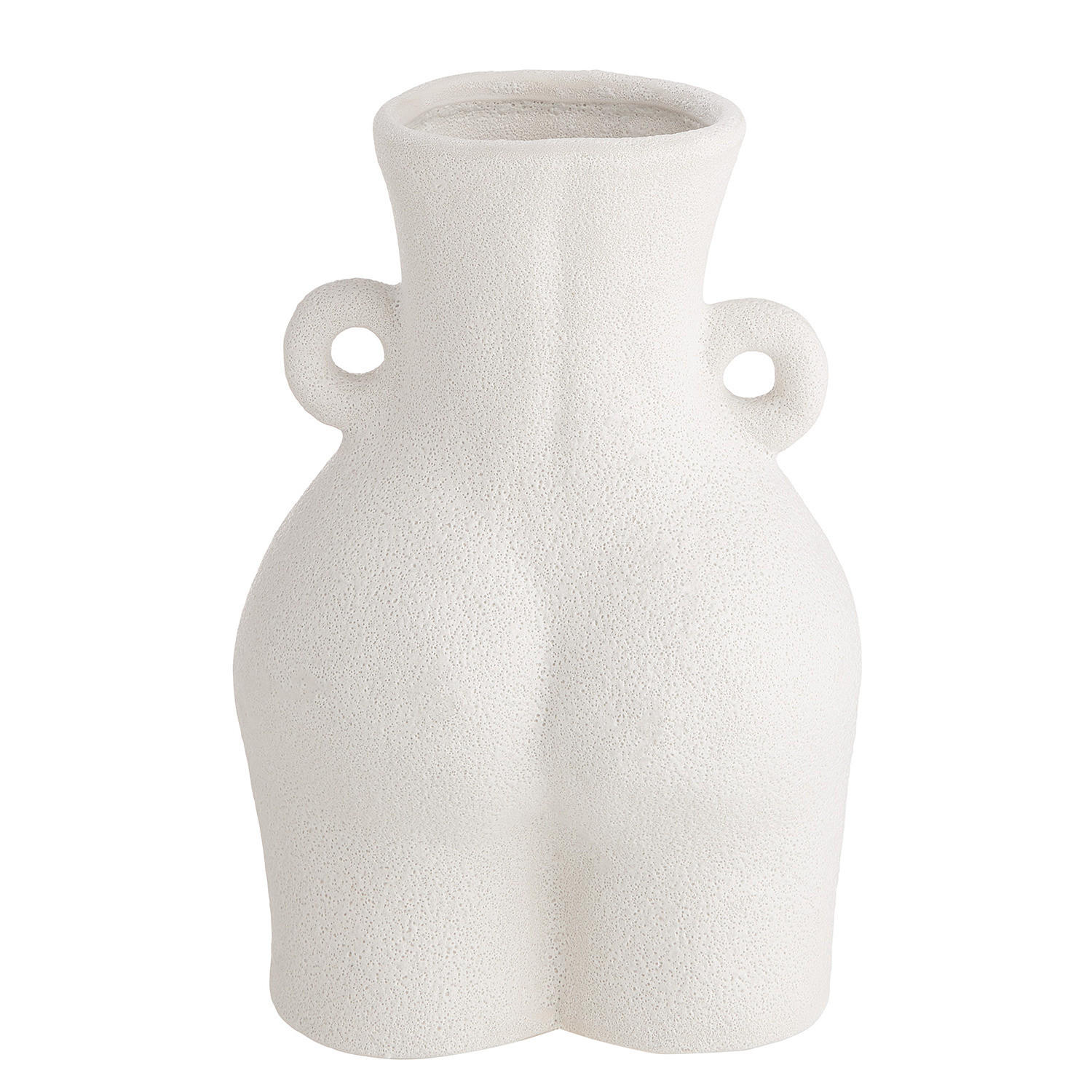 VASE Kim - Weiß, Keramik (28cm) - Butlers
