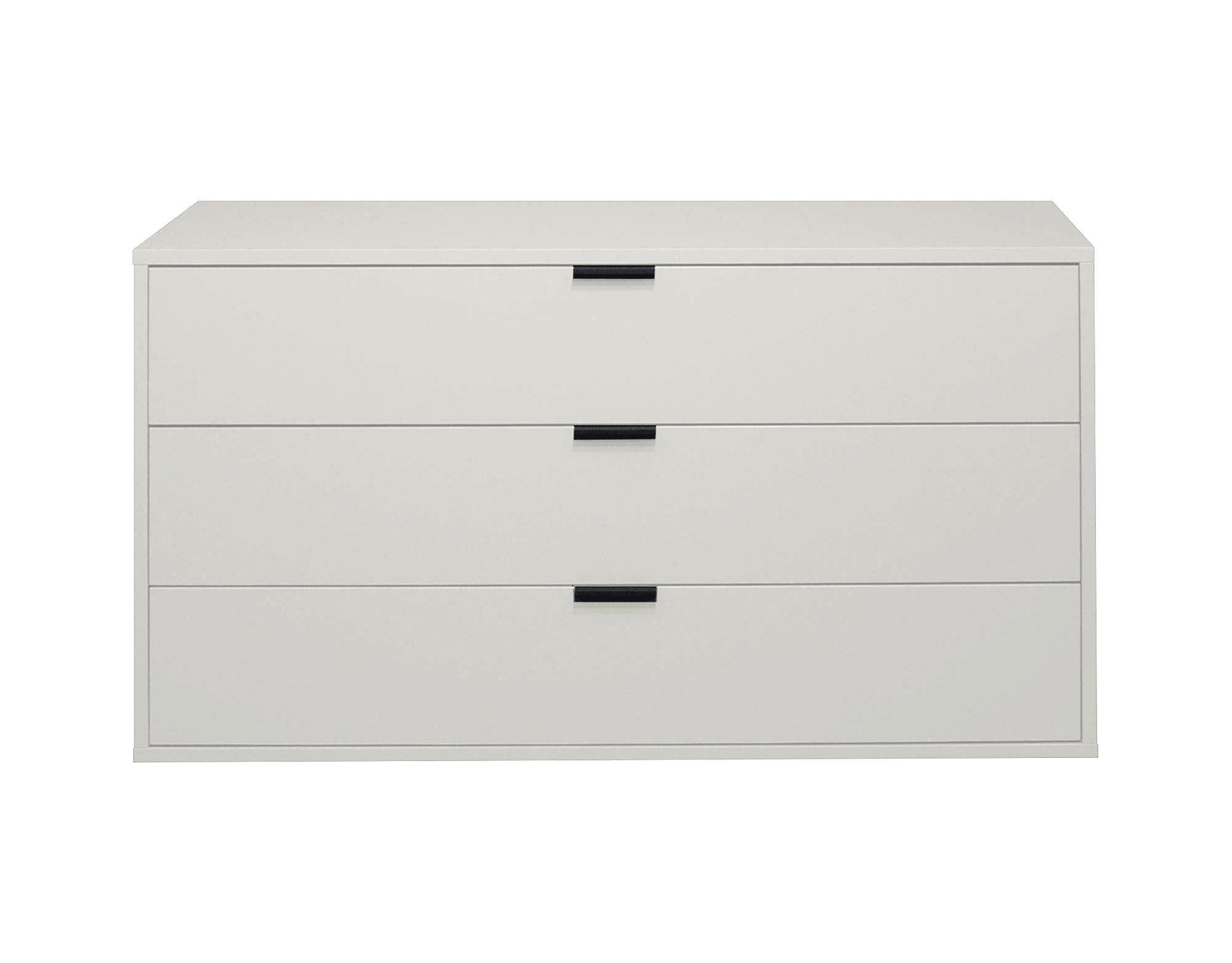 KOMMODE Erna 119x45x67 Kreidegrau matt Lack - Hellgrau, Holzwerkstoff (119/67/45cm) - 58aufmkessel