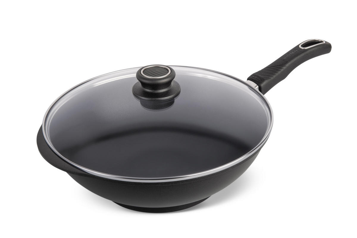 WOK ⌀30cm - Schwarz, Kunststoff/Metall (30cm) - Gastrolux