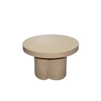 COUCHTISCH Noa Beige 56.5 /56.5 /35.5 cm - Beige, Metall (56.5/56.5/35.5cm) - Livingfurn