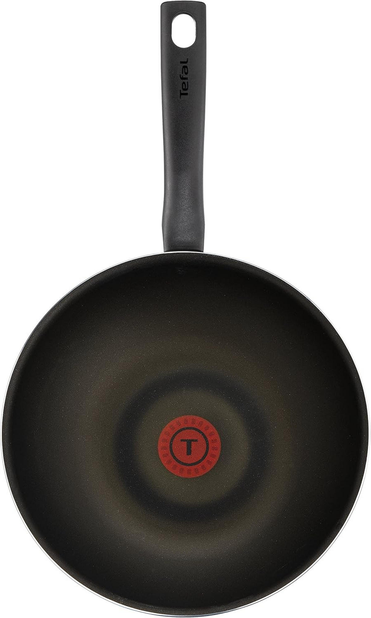 WOKPFANNE So Tasty Titanium Force 24 cm Schwarz induktionsgeeignet Antihaftbeschichtung kratzfest ofenfest - Schwarz, Kunststoff/Metall (24cm) - Tefal
