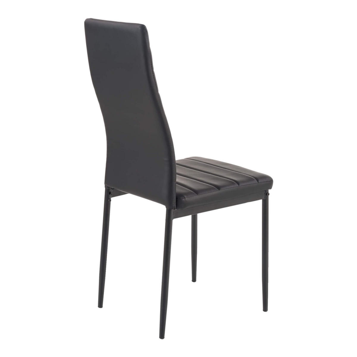 STUHL ZET K70 - Schwarz, Holzwerkstoff/Metall (40/97/49cm) - Meblini