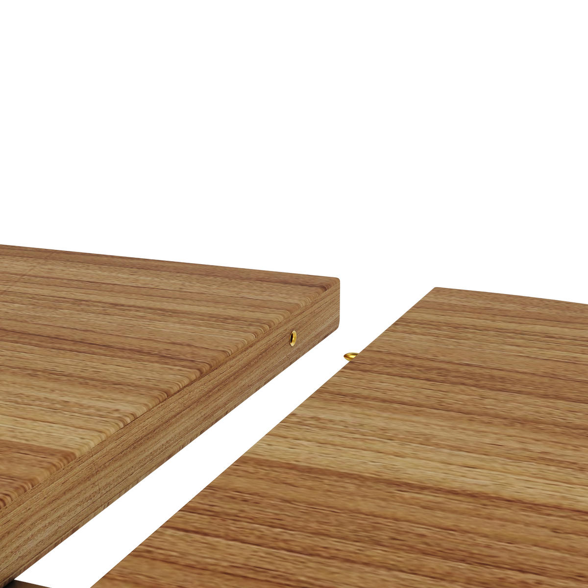 AUSZIEHTISCH Walnussoptik 118-158/118/76.8 cm - Walnussfarben, Holz (118/118/76.8cm) - PANGIVO