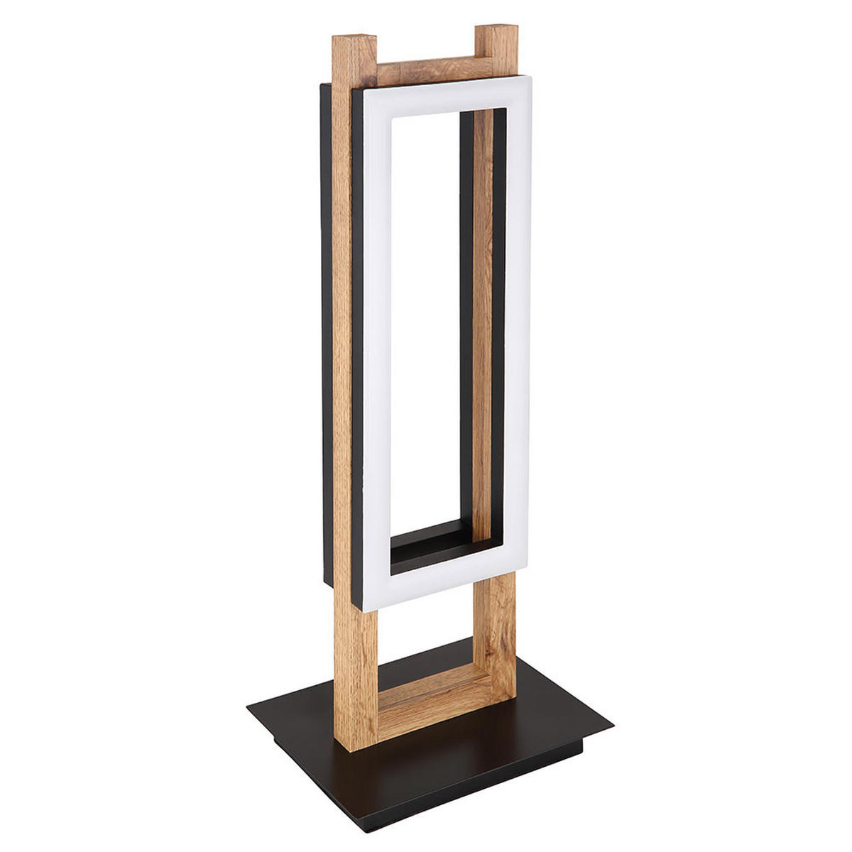 LED TISCHLEUCHTE Illa Holzoptik Braun - Braun, Kunststoff (20/15/50cm) - Globo Lighting