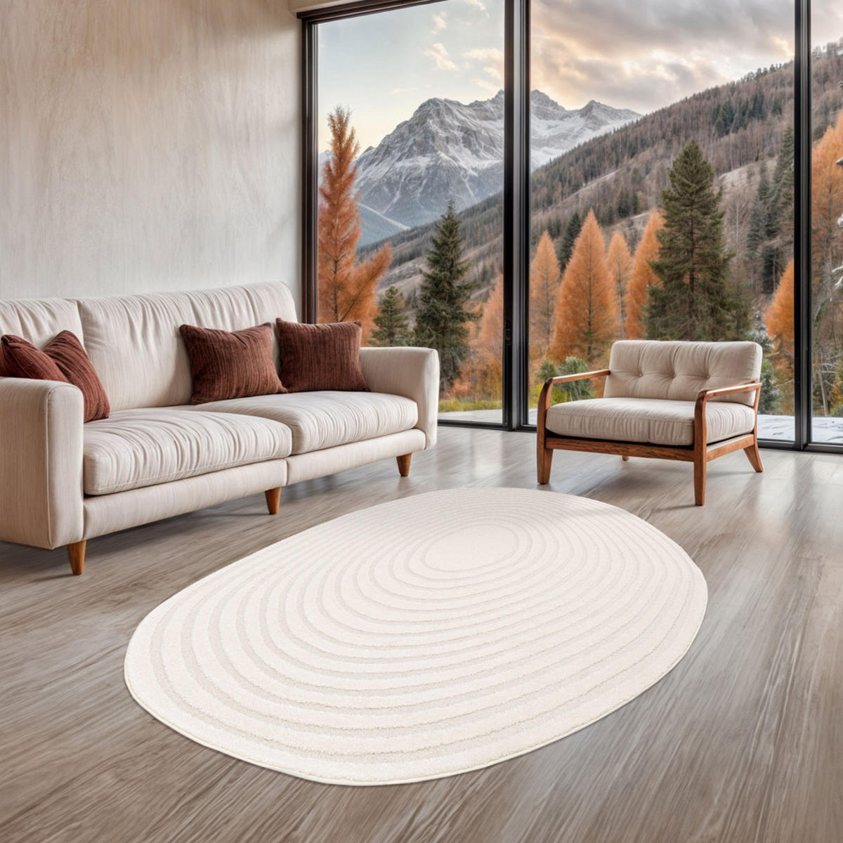 TEPPICH - Ecru - Ecru, Kunststoff (160/230cm) - Drawer