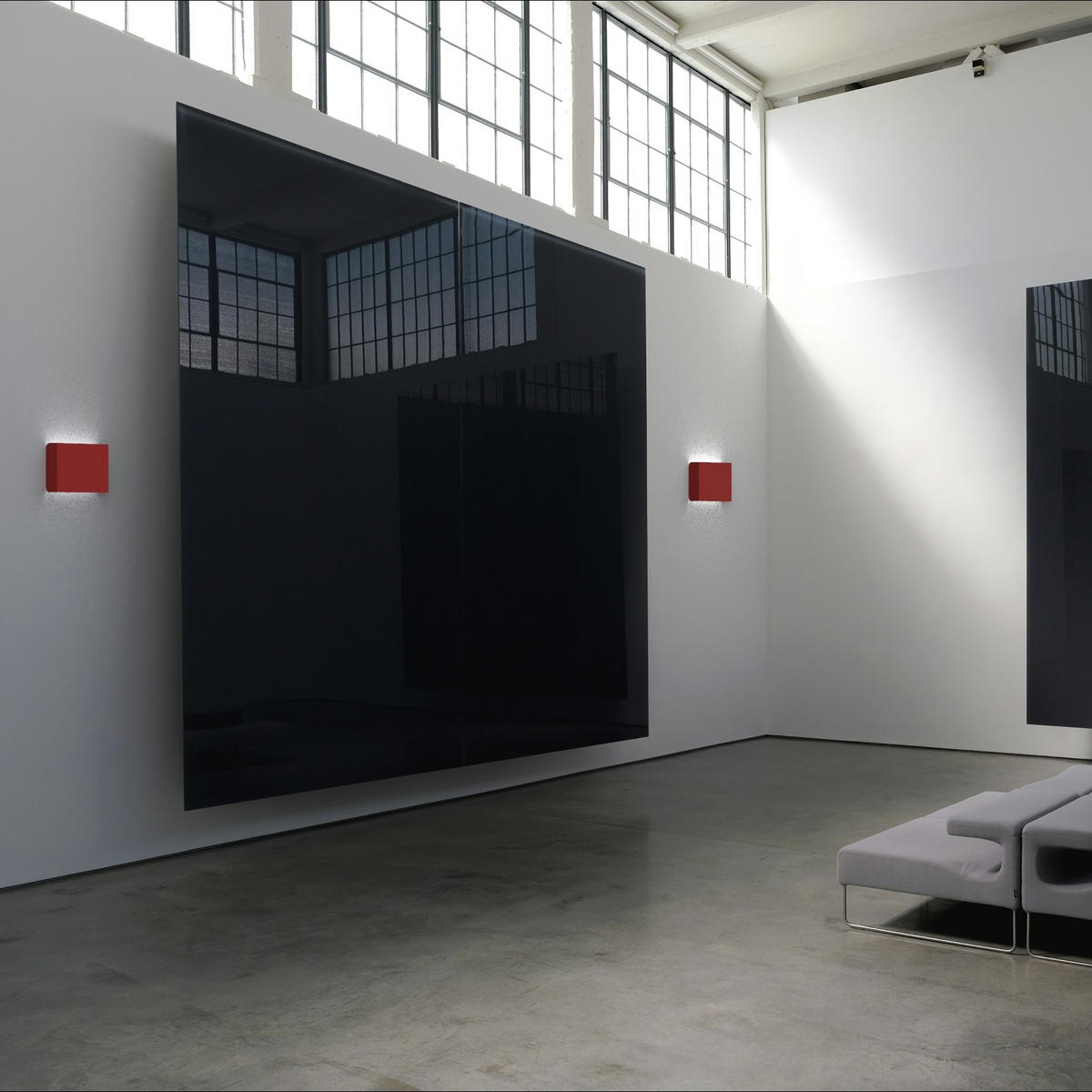 LED-WANDLEUCHTE - Rot, Metall (15.4/11/3.6cm) - Lumicom