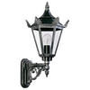 WAND- & DECKENLEUCHTE Schwarz - Silberfarben/Schwarz, Metall (26/58/26cm) - click-licht