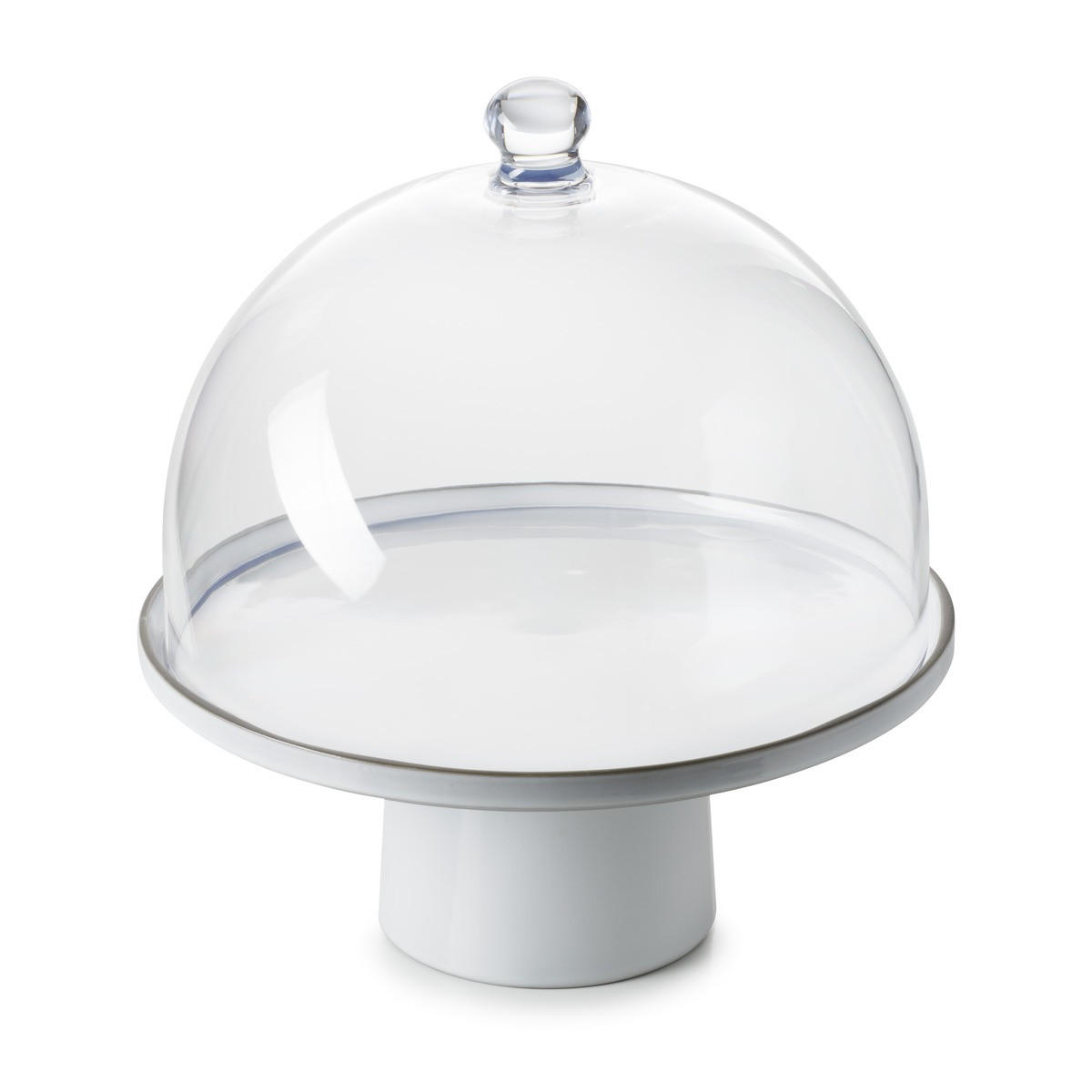 TORTENSTÄNDER CARACTERE XL 33 cm WEISS CUMULUS - Weiß, Keramik (33/14/33cm) - Revol Porcelaine France